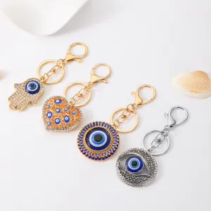 Fashion Evil Eye Keychain Bag Pendant Zinc Alloy