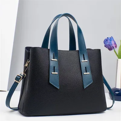 Elegant Women Large Capacity Urban Simplicity PU Handbag Bags HandBags