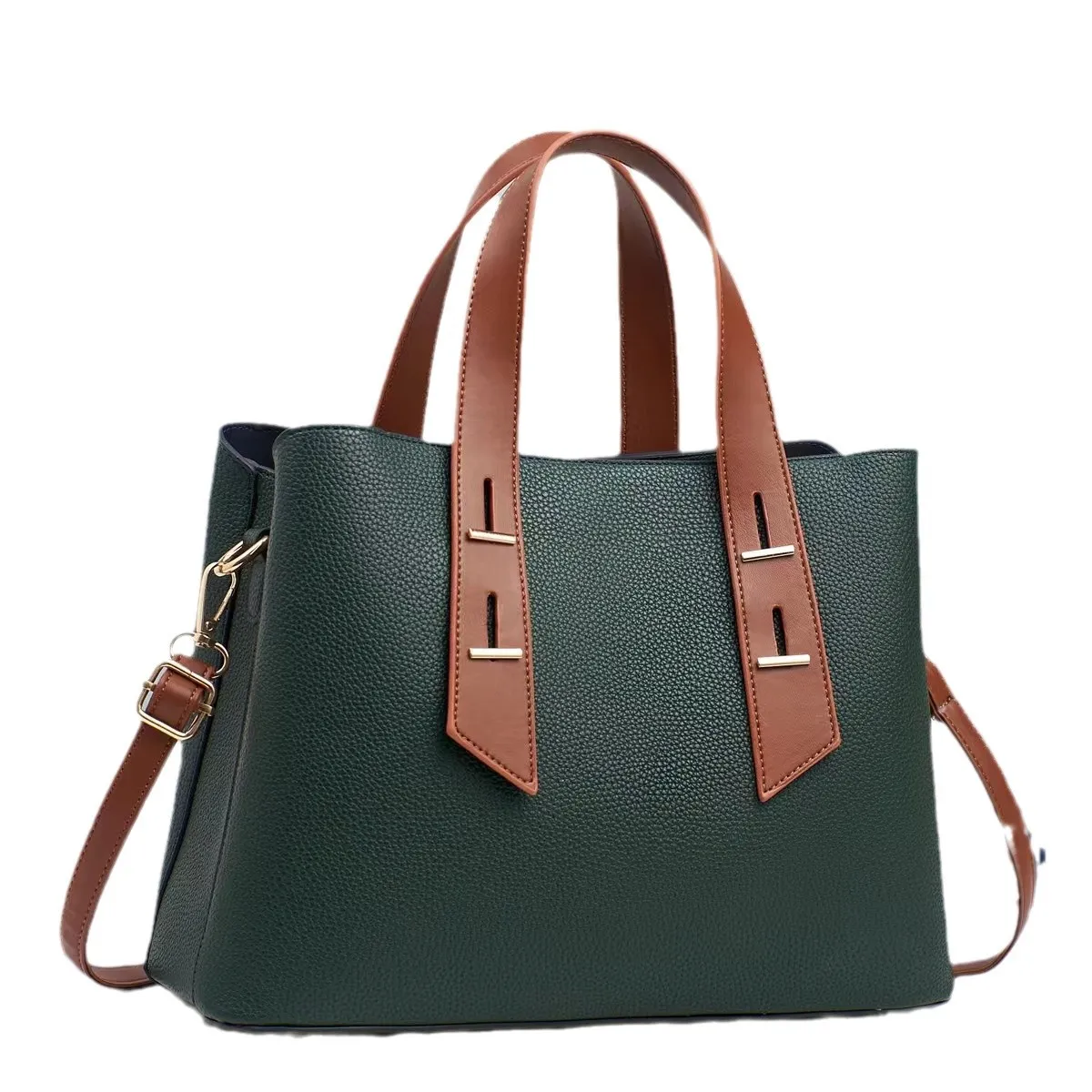 Elegant Women Large Capacity Urban Simplicity PU Handbag Bags HandBags