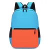Aqua With Large Orange