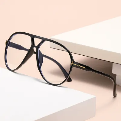 Women Fashion Oval Big Frame Sunglasses