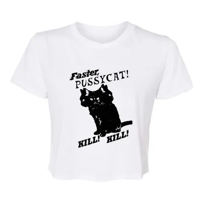 Y2K Women Fashion Printed Short-Sleeved Cropped T-Shirt
