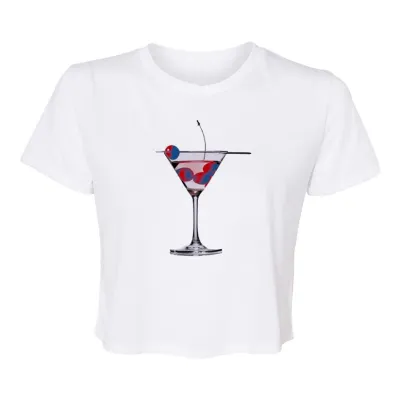 Y2K Women Fashion Printed Short-Sleeved Cropped T-Shirt