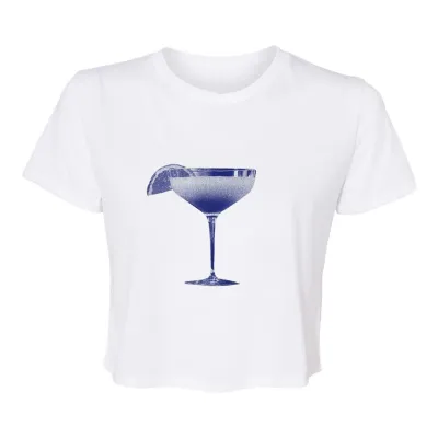 Y2K Women Fashion Printed Short-Sleeved Cropped T-Shirt