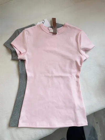 Women Slim Fit Cotton Crewneck Short Sleeve T-Shirt