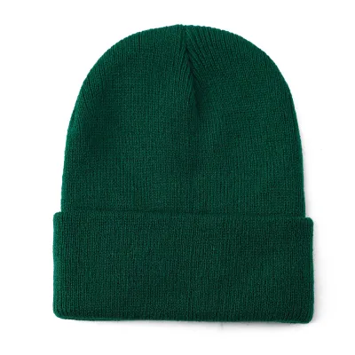 Children's Fashion Casual Solid Color Knitted Cap Dome Style