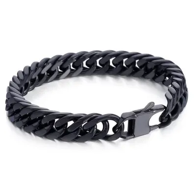 Men's Fashion Simple Stainless Steel Twists Bracelet