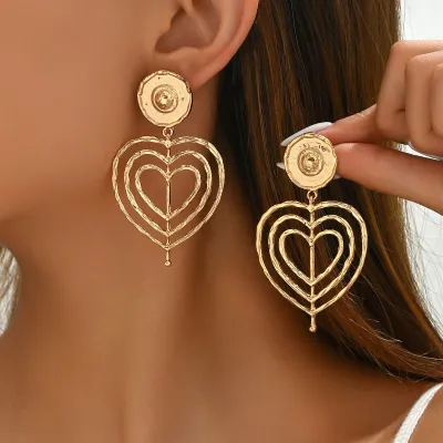 Fashion Simple Heart-Shaped Earrings
