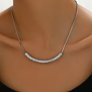 Simple Fashion Fresh Sweet Geometric Copper Necklace