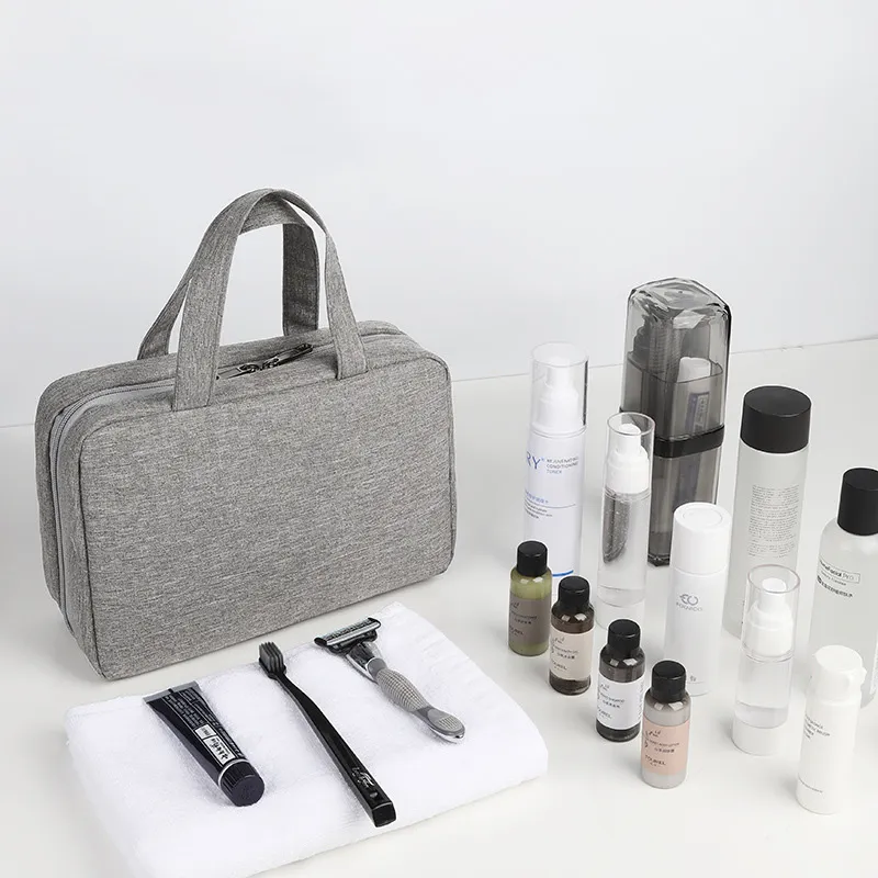 Waterproof Travel Folding Portable Multifunctional Cosmetic Storage Bag for Home Organizing