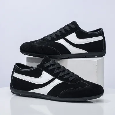 Men Fashion Casual Contrast Color Soft Sole Breathable Sneakers