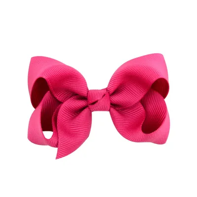 Cute Bow Natural Fresh Sweet Children'S Hair Spring Clip Cloth Hair Accessories