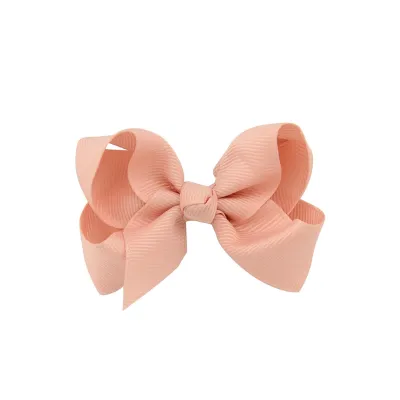 Cute Bow Natural Fresh Sweet Children'S Hair Spring Clip Cloth Hair Accessories