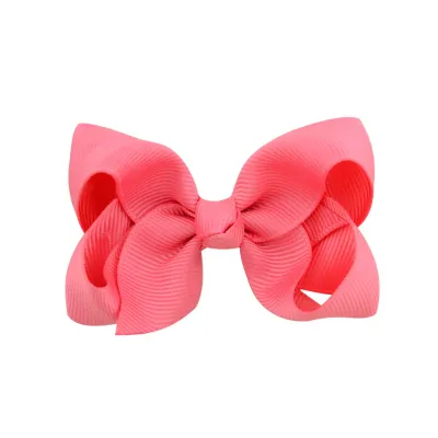 Cute Bow Natural Fresh Sweet Children'S Hair Spring Clip Cloth Hair Accessories