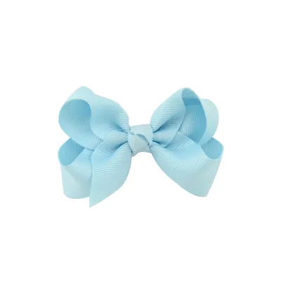 Cute Bow Natural Fresh Sweet Children'S Hair Spring Clip Cloth Hair Accessories