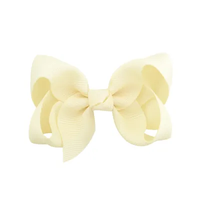 Cute Bow Natural Fresh Sweet Children'S Hair Spring Clip Cloth Hair Accessories