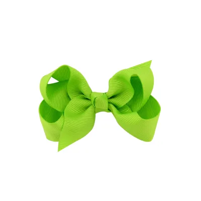 Cute Bow Natural Fresh Sweet Children'S Hair Spring Clip Cloth Hair Accessories