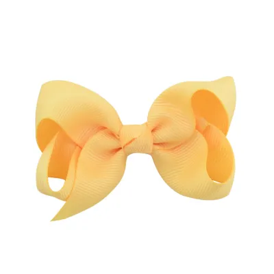 Cute Bow Natural Fresh Sweet Children'S Hair Spring Clip Cloth Hair Accessories