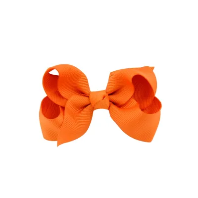 Cute Bow Natural Fresh Sweet Children'S Hair Spring Clip Cloth Hair Accessories
