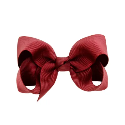 Cute Bow Natural Fresh Sweet Children'S Hair Spring Clip Cloth Hair Accessories