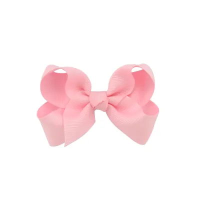 Cute Bow Natural Fresh Sweet Children'S Hair Spring Clip Cloth Hair Accessories