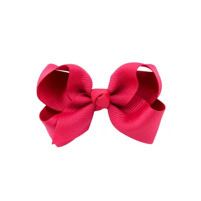 Cute Bow Natural Fresh Sweet Children'S Hair Spring Clip Cloth Hair Accessories