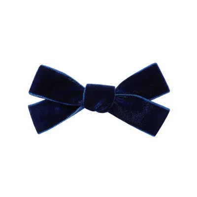 Cute Solid Color Bow Hairpin for Kids Flannel Fresh Sweet
