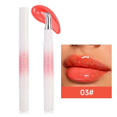 Water Light Mirror Makeup Lip Glaze - Long-Lasting Moisturizing Beauty Lips