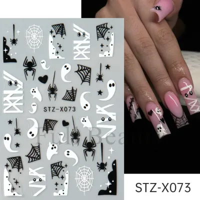 Halloween Cartoon Nail Art Stickers