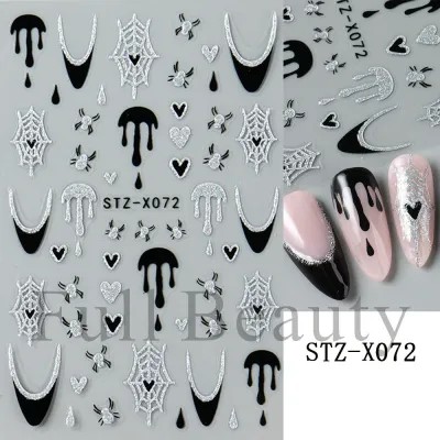 Halloween Cartoon Nail Art Stickers