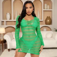 Women Sexy Solid Color Lace-Up Bikini