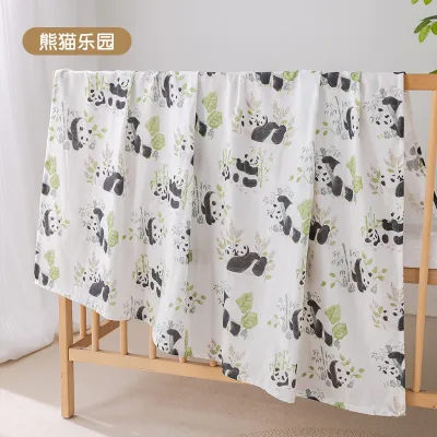 Baby Summer Bamboo Fiber Ice Silk Air-Conditioning Quilt Blanket 120*120Cm