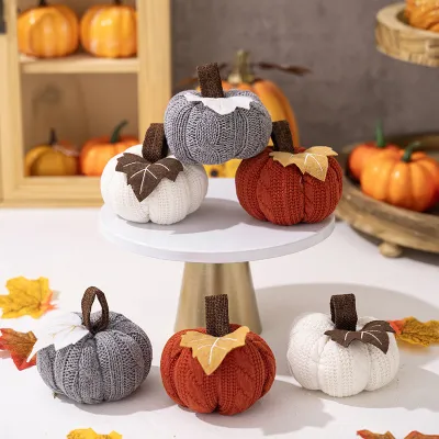 Thanksgiving Decorations Orange Pumpkin