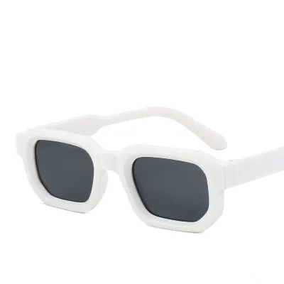 Fashion Casual Simple Ice Transparent Square Sunglasses