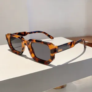 Fashion Casual Simple Ice Transparent Square Sunglasses