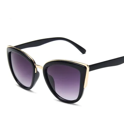 Women's Retro Leopard Cat Eye Sunglasses