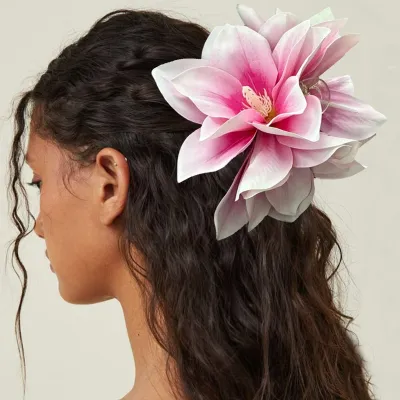 Women Fashion Elegant Vacation Floral Hairpin