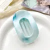 10Cm Round Clamp-Marble Aqua