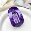 10Cm Round Clamp-Marble Dark Purple
