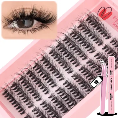 216 Cluster D Curl False Eyelashes - Imitation Mink Hair