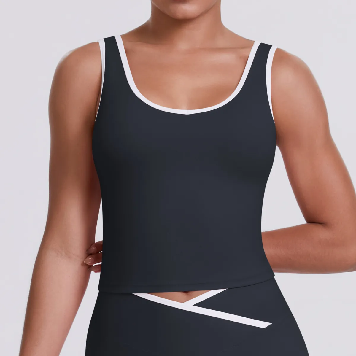 Women's Double-Sided Sanding Tight Breathable Yoga Sports Tank Top