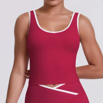 Women's Double-Sided Sanding Tight Breathable Yoga Sports Tank Top
