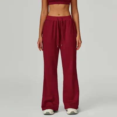 Women's Casual High Waist Drawstring Loose Sports Pants