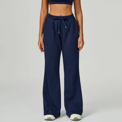Women's Casual High Waist Drawstring Loose Sports Pants