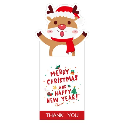 Christmas Santa Claus Gift Box Sealing Sticker 50-Piece Pack Self-Adhesive