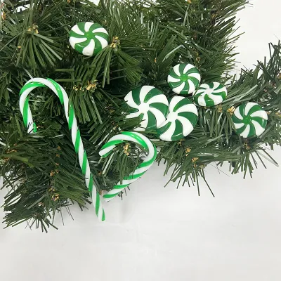 Christmas Red White Green Candy Windmill Christmas Tree Decoration Set