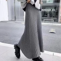 Women Fashion Jacquard Leopard Print Skirt