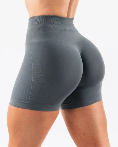 Women's Seamless Yoga Shorts Solid Color Tight Fit