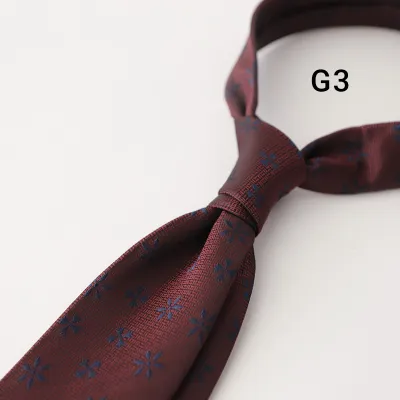 Men's Fashion Retro Geometric Jacquard Polyester Filament Business Tie