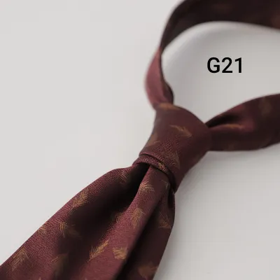 Men's Fashion Retro Geometric Jacquard Polyester Filament Business Tie